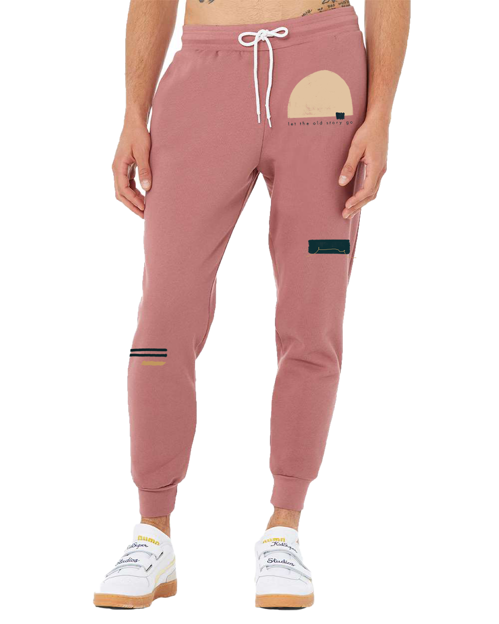 Pink top store sweatpants