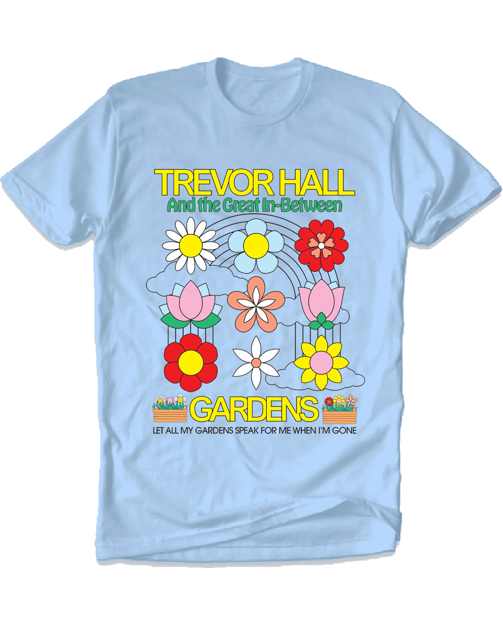 Gardens Tee (Light Blue)