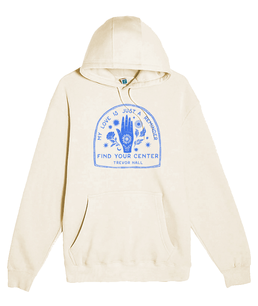 Find Your Center Hoodie - Cream