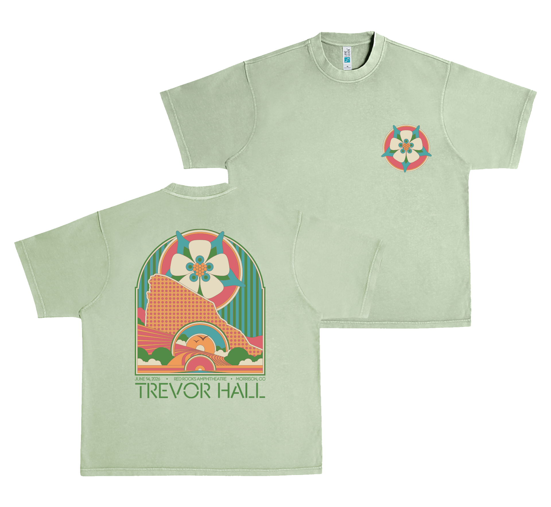 Red Rocks 2026 Tee [XL ONLY] – Trevor Hall Store