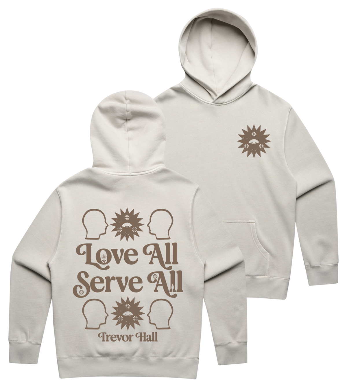 Love All Serve All Hoodie [2 Color Options] – Trevor Hall Store