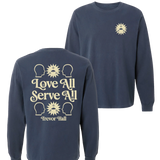 Love All Serve All Long Sleeve (Washed Navy)