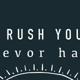 You Can't Rush Your Healing Bumper Sticker