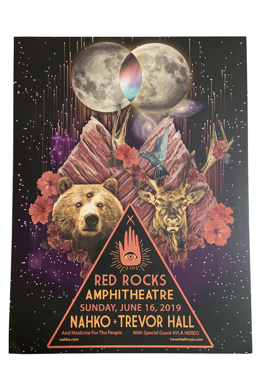 Trevor Hall 2019 Red Rocks Poster
