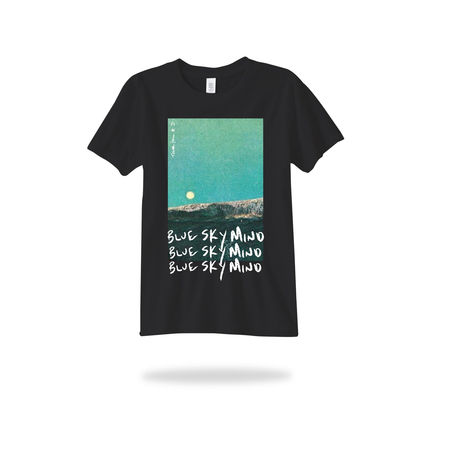 Blue Sky Mind Tee (Black and White versions available)